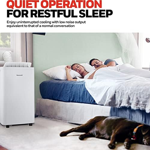 Honeywell 12000 BTU Portable AC with Dehumidifier and Fan White