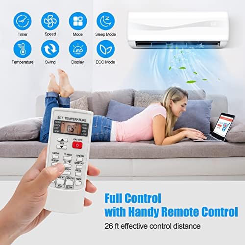 Relax4Life Mini Split Ac Heating System 12000 Btu