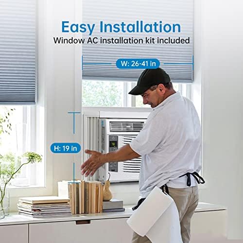 GAOMON 6000 BTU Window Air Conditioner with Remote and App Control