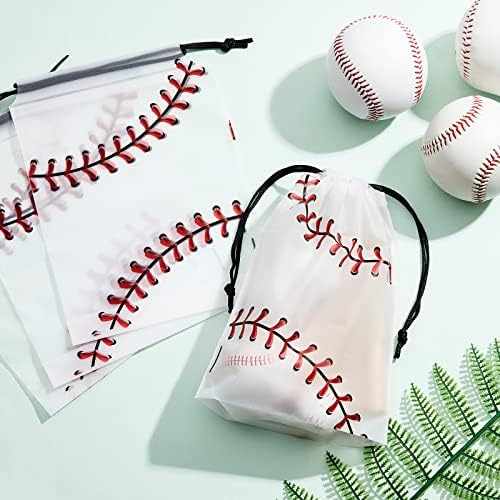 Flutesan 50 Pack 6x8 Inch Drawstring Baseball Bags