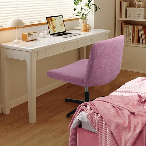 Fuloon Criss Cross Chair Cover Mauve Pink