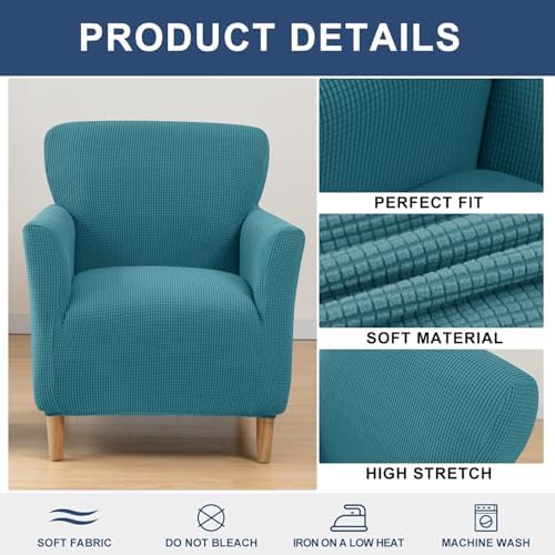 HAOYONG Stretch Velvet Armchair Slipcover 1-Piece