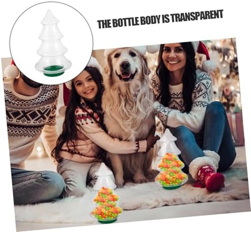 PRETYZOOM Christmas Tree Candy Jar for Party Favors