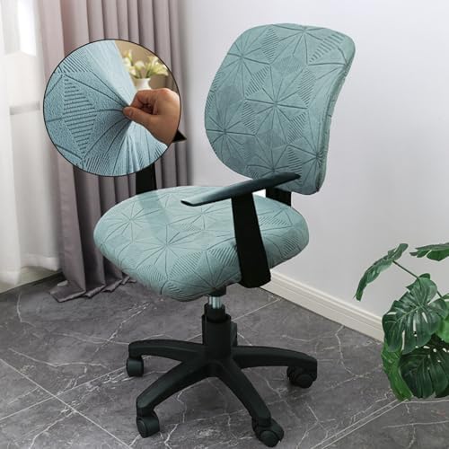 QoTang Office Chair Covers 2Pcs Set Green