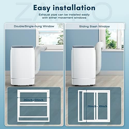 ZAFRO 12000 BTU Portable AC Unit with 3-in-1 Function
