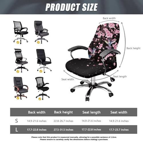 Talayituse Hummingbird Cherry Blossom Chair Covers