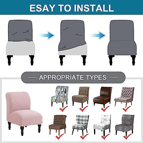 JIAN YA NA Armless Chair Cover Slipcover