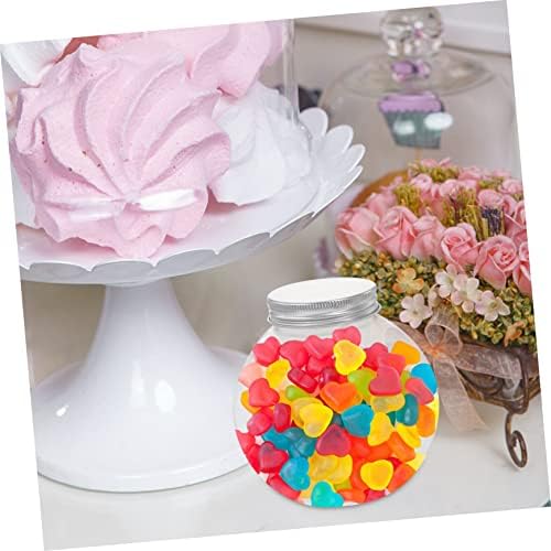 HOMSFOU 5pcs Christmas Candy Jar Containers for Party Favors