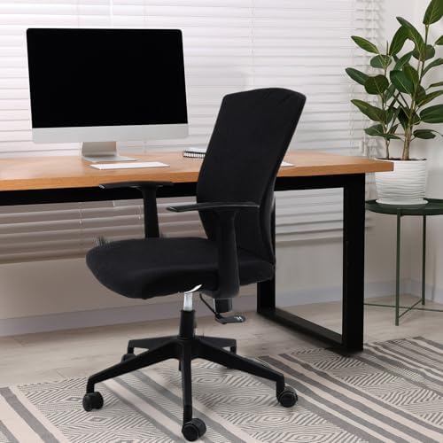 Moukeren 4 Pack Office Chair Covers Set Stretchable Removable