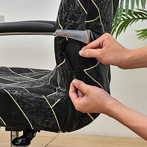 Stretch Office Chair Cover with Zipper for Universal Use