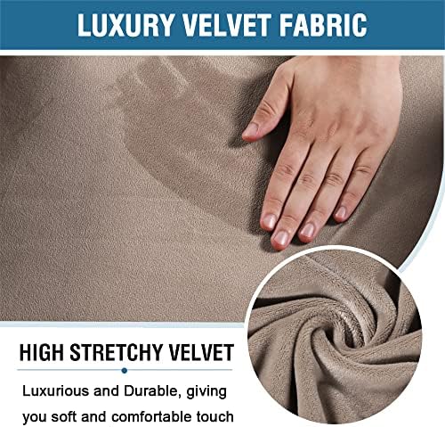 HVERSAILTEX Velvet Gaming Chair Covers 2 Piece