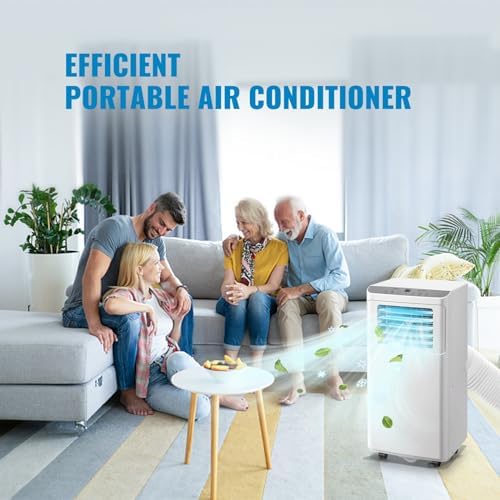 WANAI 8000 BTU Portable AC with Dehumidifier and Fan