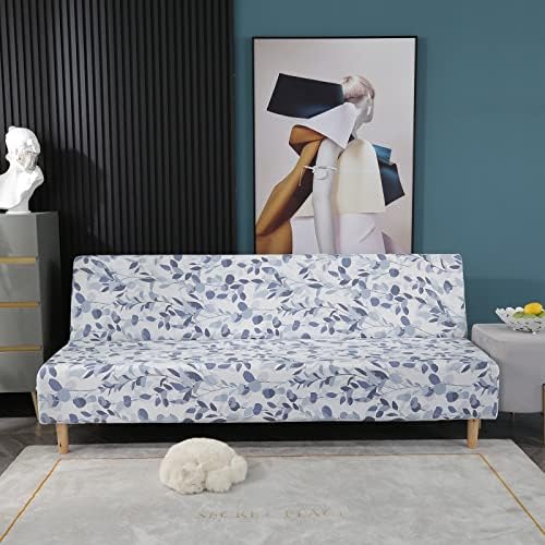 MIFXIN Stretch Armless Sofa Cover with Elastic Spandex