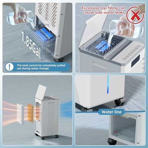 Feculs Official Portable Air Conditioner 3-in-1 with Child Lock
