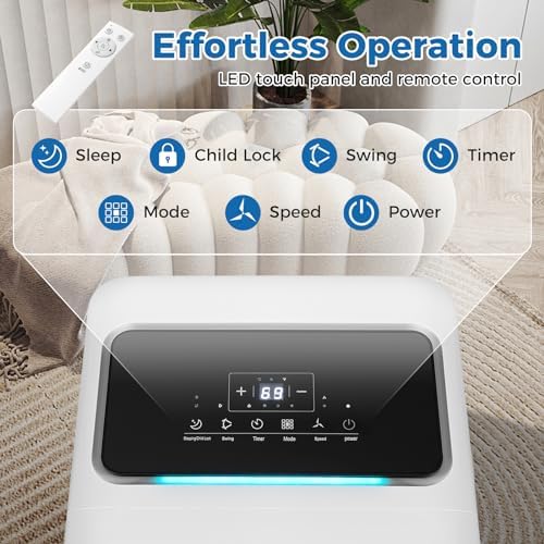 ARLIME 10000 BTU Portable Air Conditioner 3 in 1 Unit