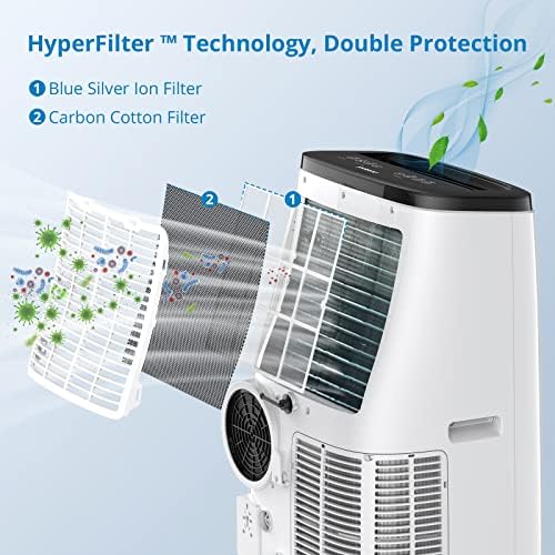 Acekool 14000 BTU Portable AC Unit with 3-in-1 Function
