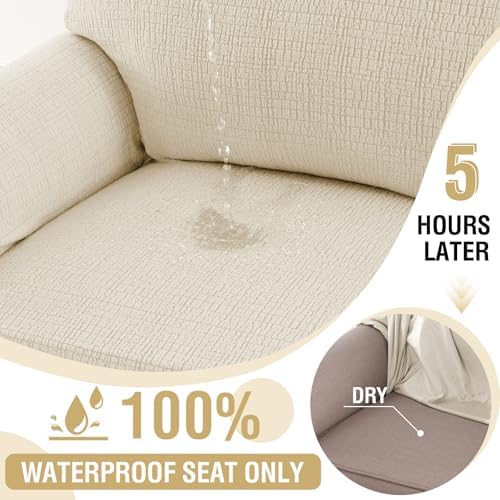 HVERSAILTEX Waterproof Sofa Slipcover with Elastic Bottom