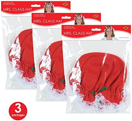 Beistle Christmas Hats Santa Mrs Claus