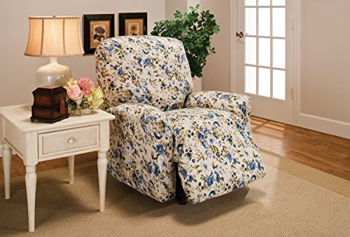 Madison Jersey Large Recliner Slipcover Blue