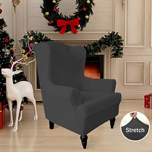 Easy-Going Stretch Wingback Chair Sofa Slipcover