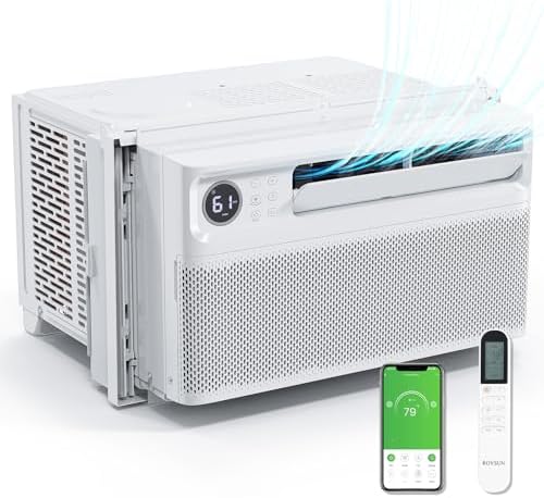 Bonnlo 8000 BTU Inverter Window AC with WiFi and Voice Control