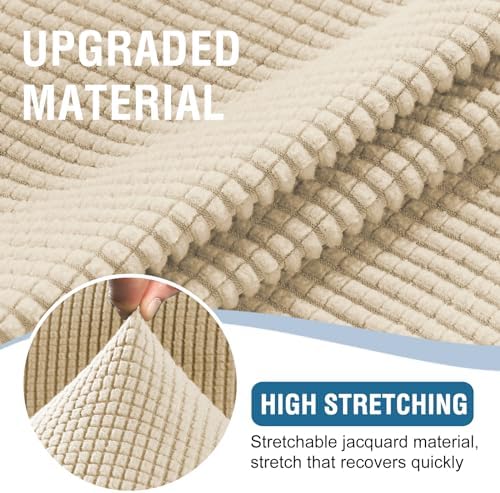 HVERSAILTEX 3 Piece Stretch Sofa Covers for 2 Cushion Couch