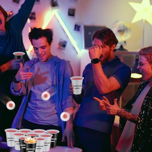 30 Pcs Bachelor Game Supplies Set with Cups and Balls