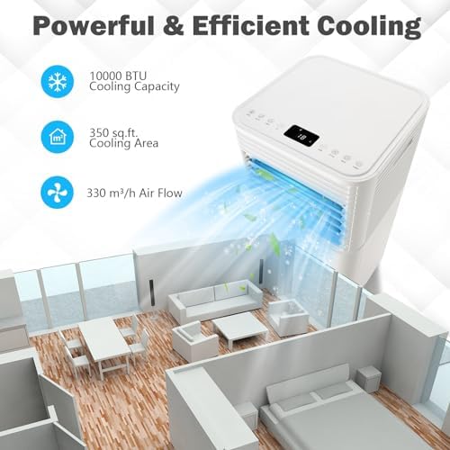 ARLIME 10000 BTU Portable Air Conditioner for 350 sq ft