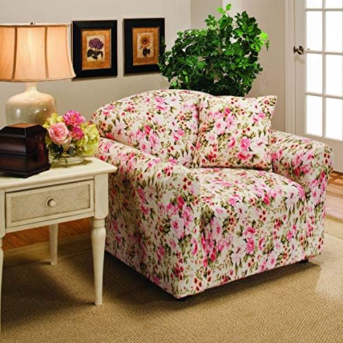 Madison Jersey Chair Slipcover Pink