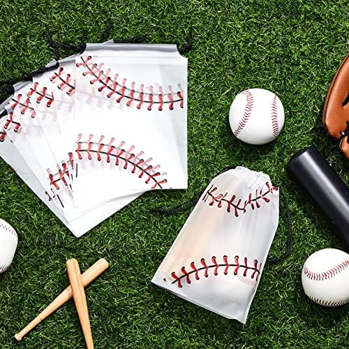 Flutesan 50 Pack 6x8 Inch Drawstring Baseball Bags