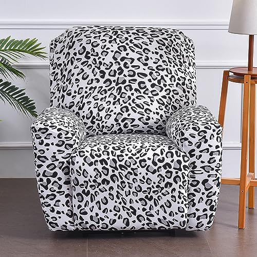 Stretch Recliner Chair Covers Leopard Print