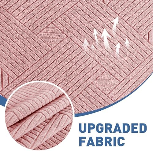 JIVINER Chair Cover for Living Room - Dusty Pink
