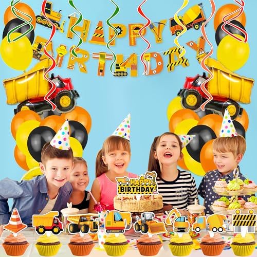 Construction Cake Topper Picks 25PCS