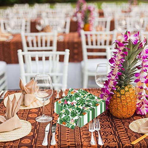 Hawaiian Luau Party Napkins 100 Pack Tiki Themed