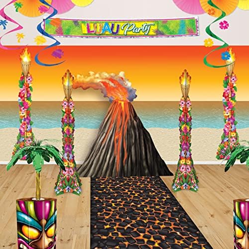 Beistle Hot Coals Aisle Runner 24x10ft