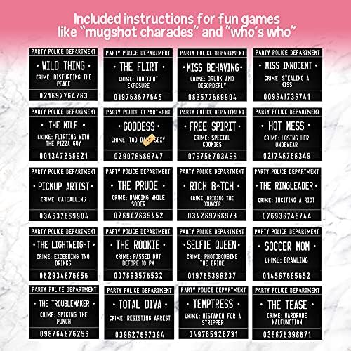 40 Unique Crimes on Bachelorette Mugshot Cards
